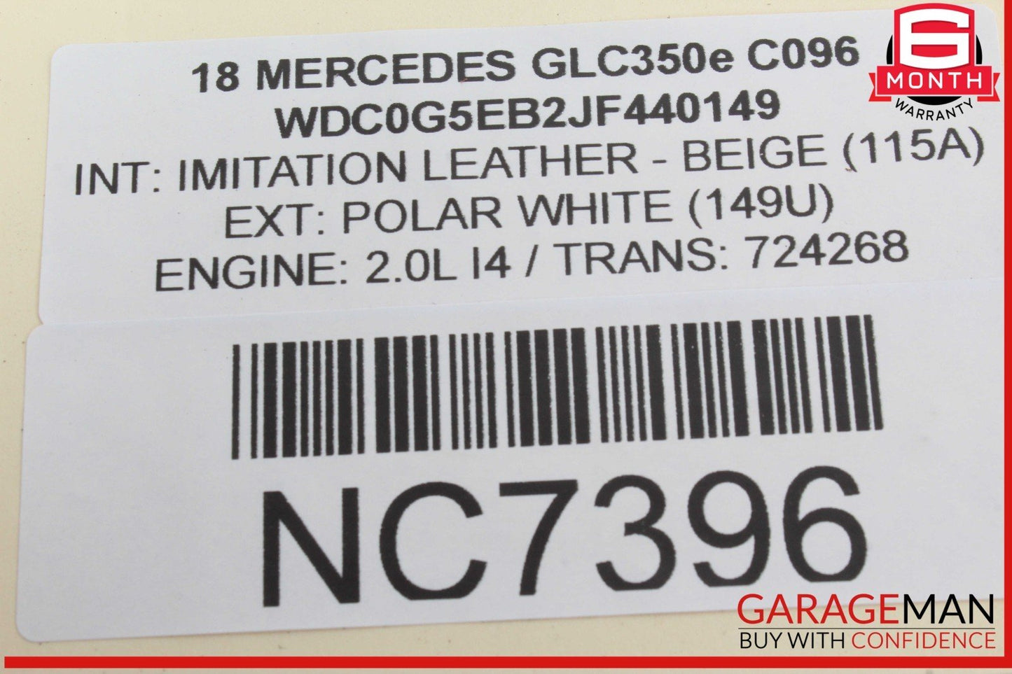15-20 Mercedes X253 GLC350e C400 C350e Rear Right Door Lock Latch Actuator OEM