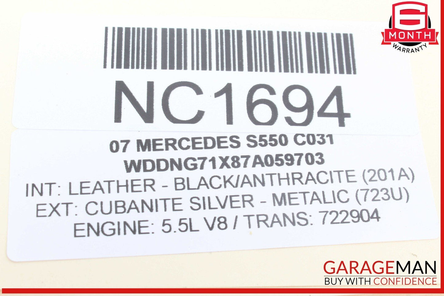 07-10 Mercedes W221 S550 Navigation Information Display Screen Monitor OEM