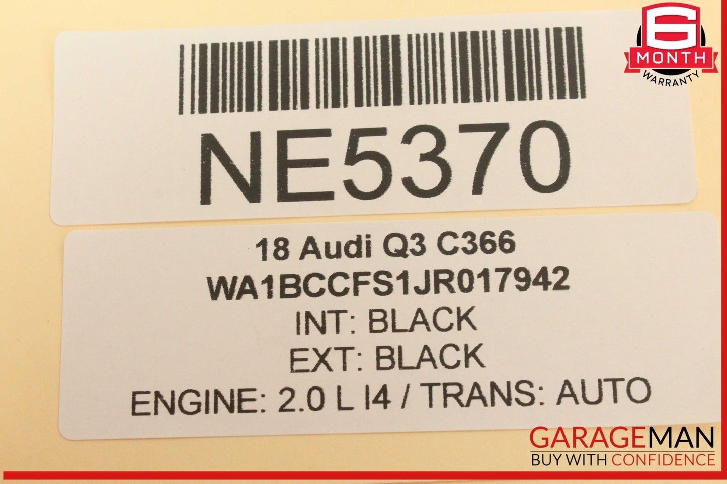 12-18 Audi Q3 S6 A6 A7 Front Lumbar Seat Control Switch 8E0959777B OEM