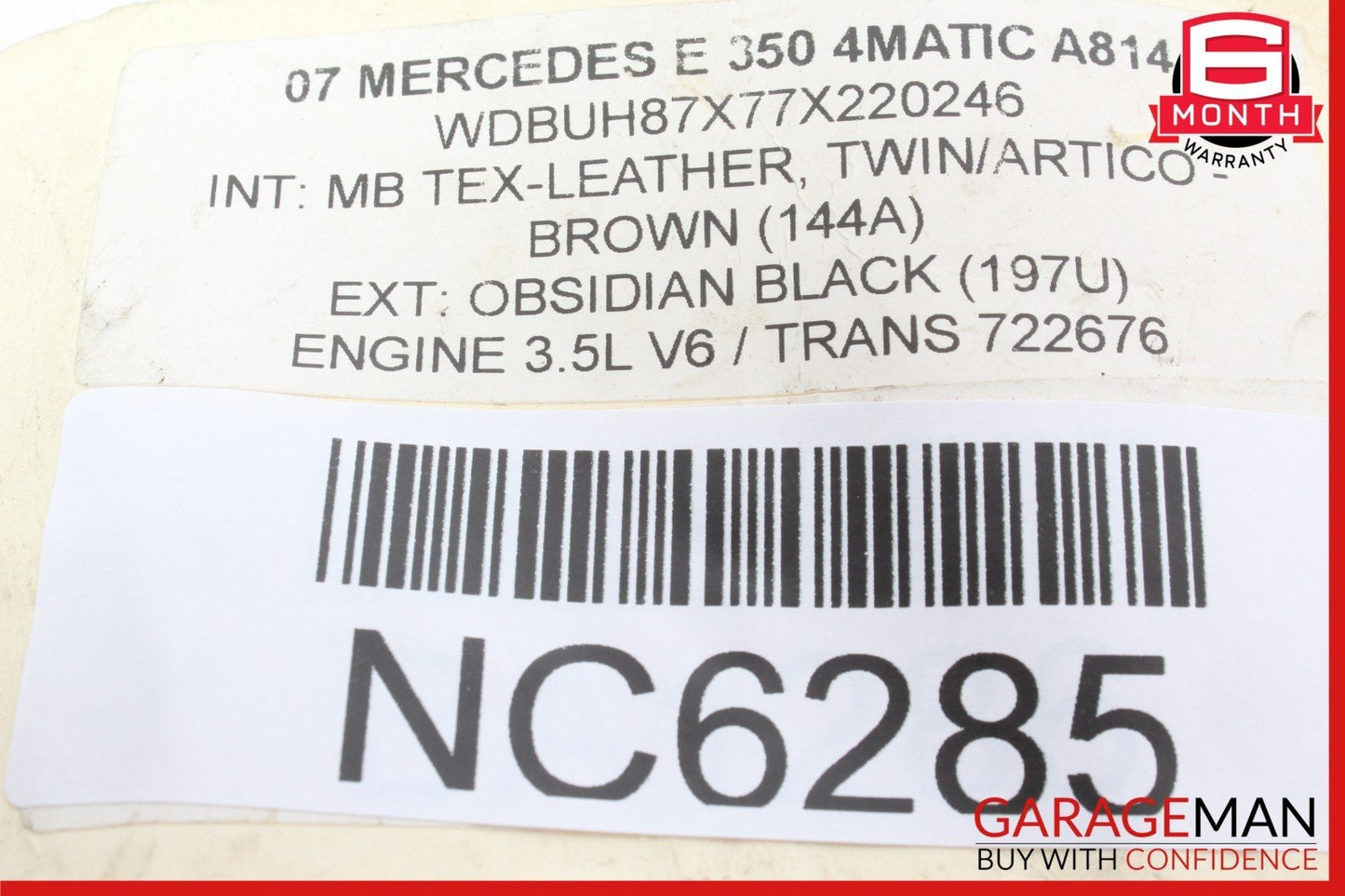 03-09 Mercedes W211 E350 4MATIC Front Left Dashboard Dash Fuse Box 2115450301