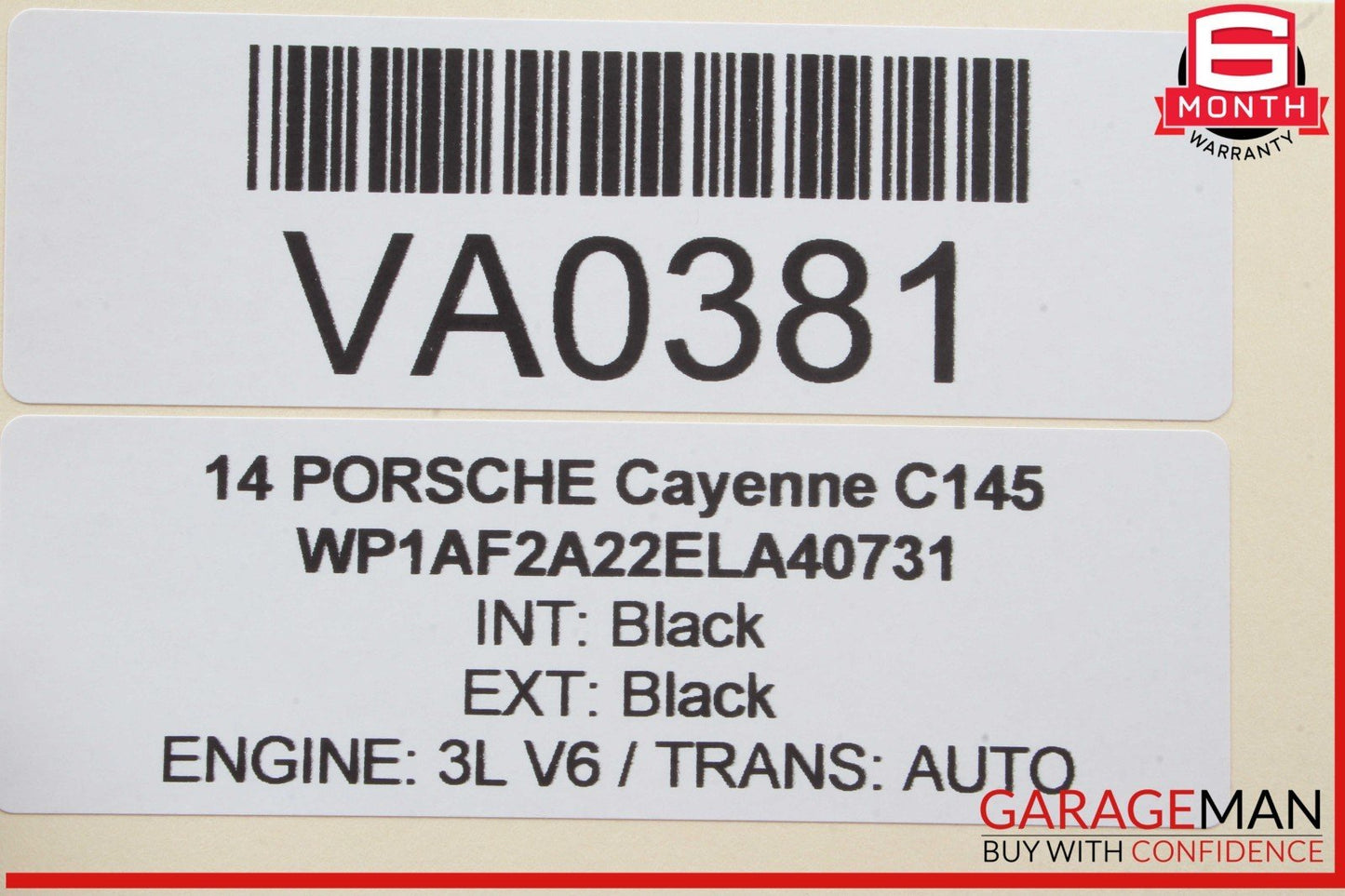 11-18 Porsche Cayenne 958 Rear Left or Right Side Door Control Module Unit OEM