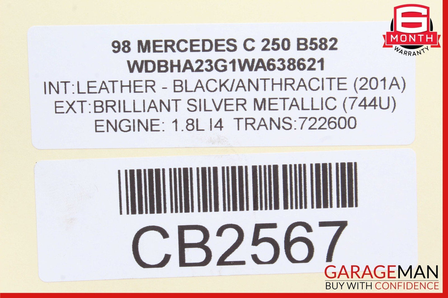 97-00 Mercedes W202 C230 SLK230 Power Steering Pump Reservoir Assembly OEM
