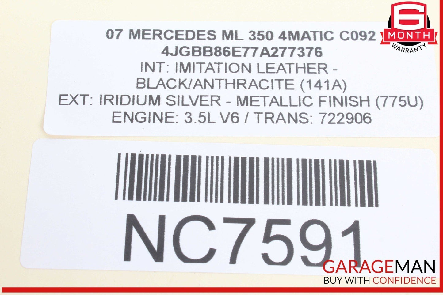 06-13 Mercedes W164 ML350 4MATIC Front Right Side Door Control Module OEM