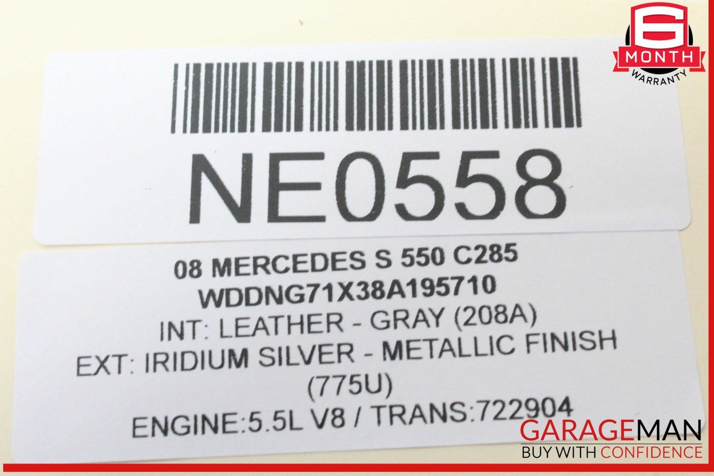 07-13 Mercedes W221 S550 Dashboard AC A/C Air Vent Front Left Driver Side OEM