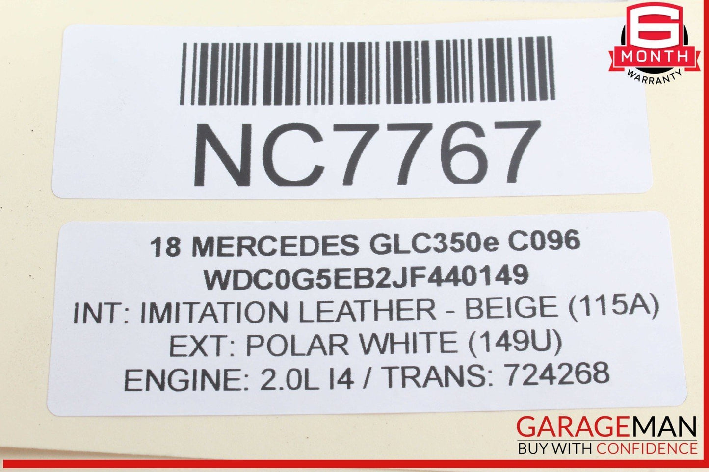 18-20 Mercedes X253 GLC350e Auxiliary Water Pump Heater 2118350028 OEM