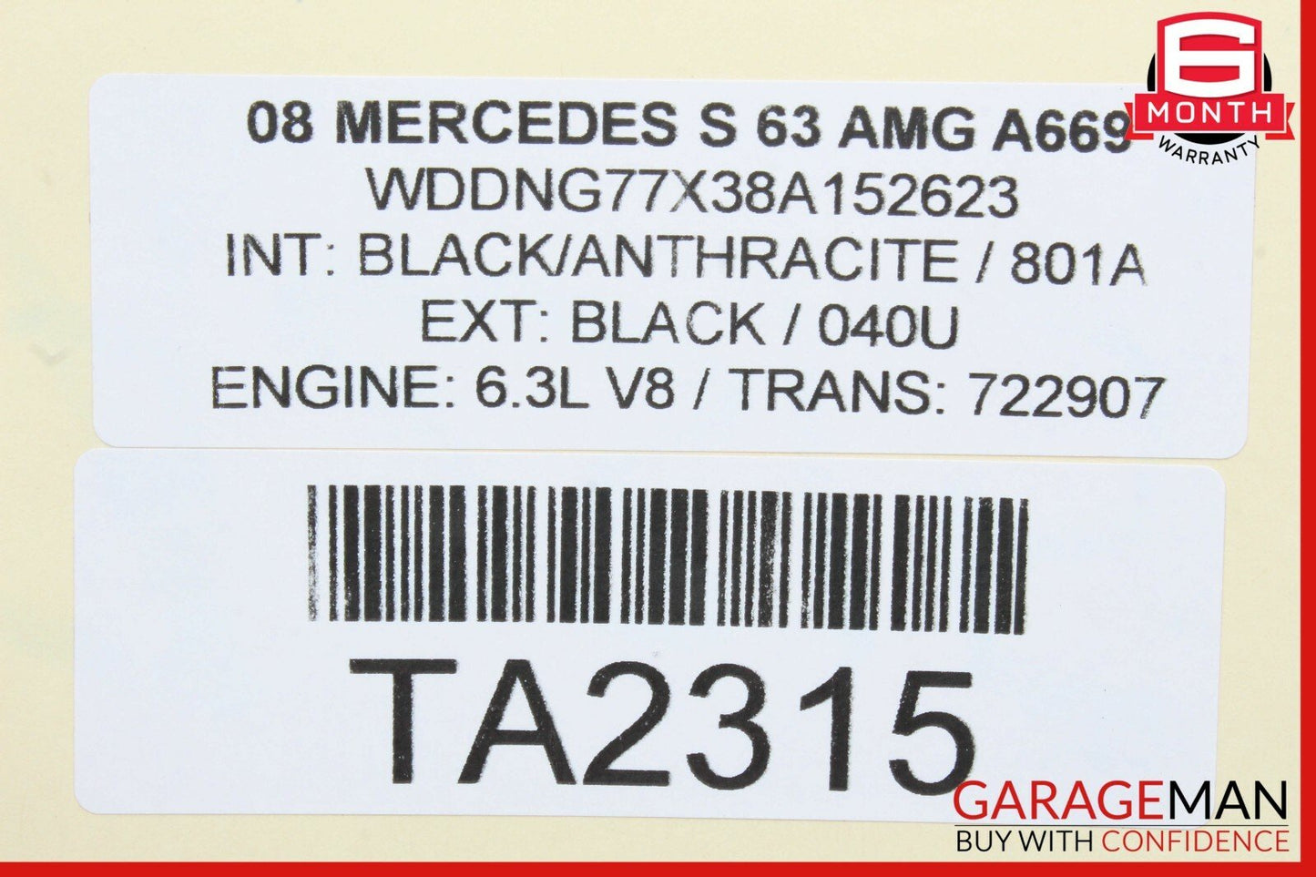 07-13 Mercedes W221 S63 AMG Front Right Passenger Side Seat Controller Module