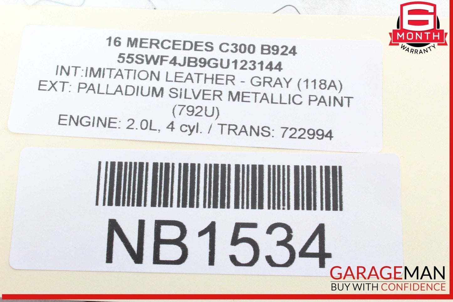 15-20 Mercedes W205 C300 C350e C400 A/C AC Heater Climate Control Switch OEM