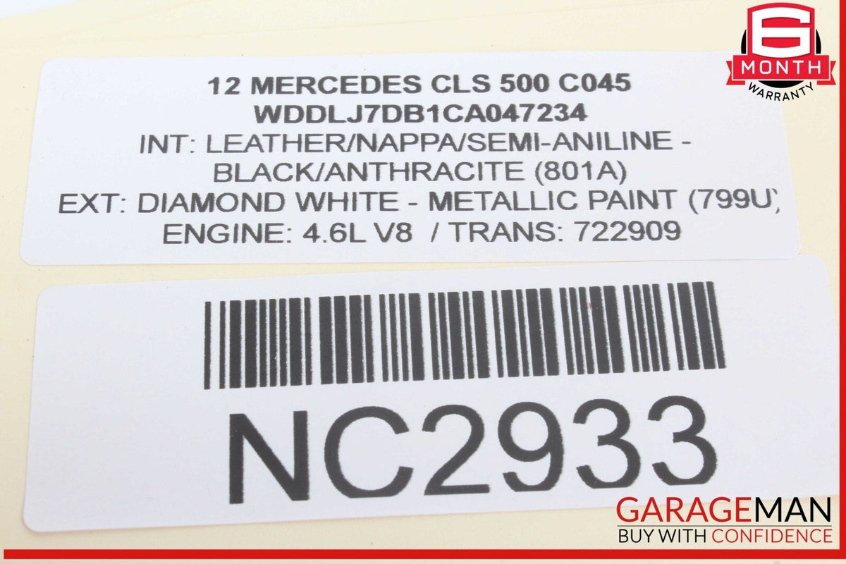 10-18 Mercedes W218 CLS500 E400 E350 Airmatic Air Suspension Control Module OEM
