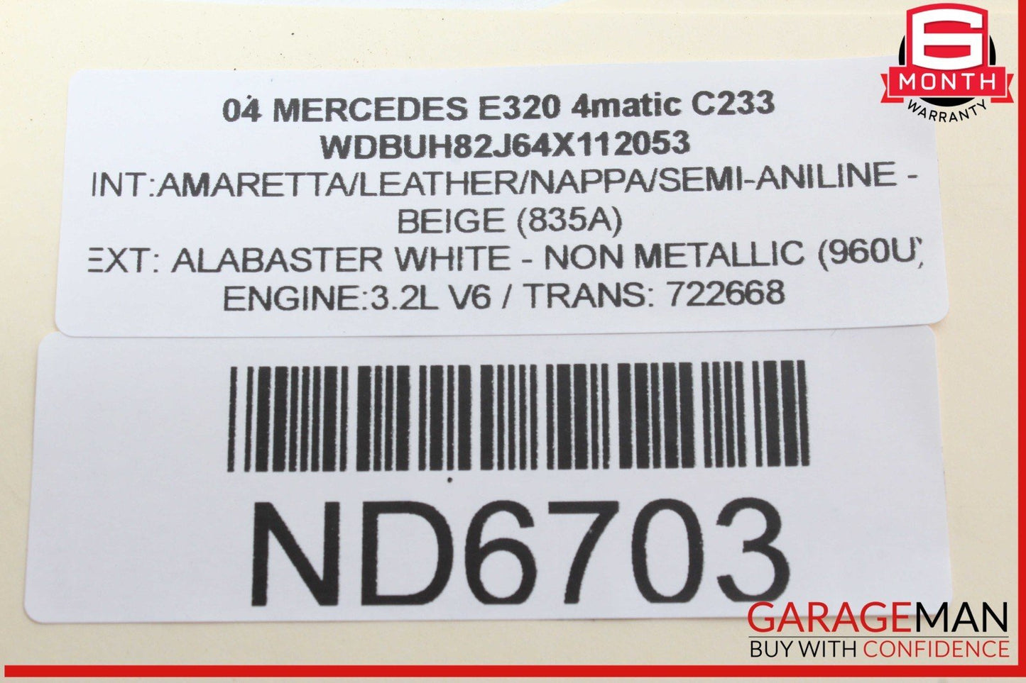 03-09 Mercedes W211 E320 4MATIC Rear Right Side Door Lock Latch Actuator OEM