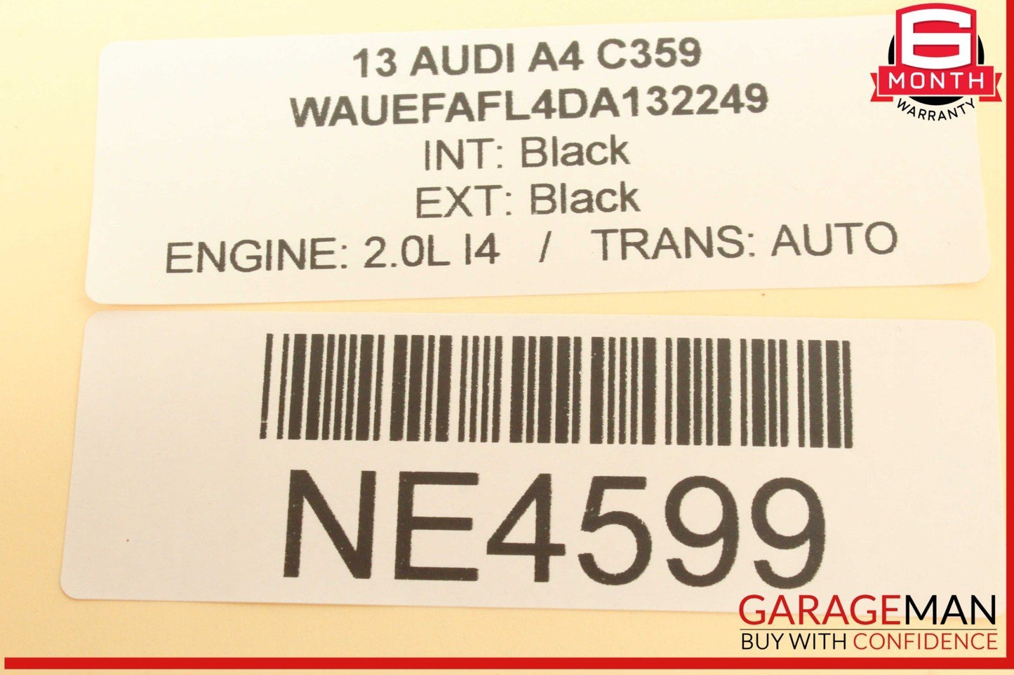 09-16 Audi A4 A5 S4 S5 Emergency Hazard Light Control Switch 8K1941509A OEM