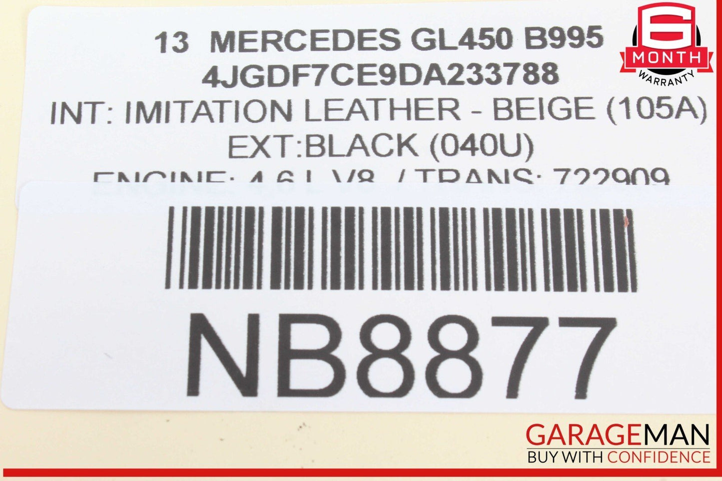 13-18 Mercedes X166 GL450 Front Right Side Seat Control Module Unit OEM