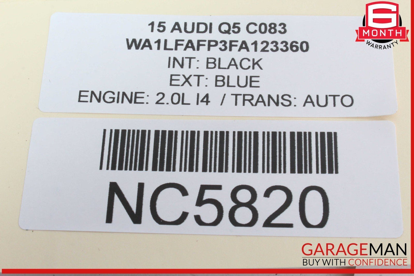 Audi Unknown 8J1837016F OEM