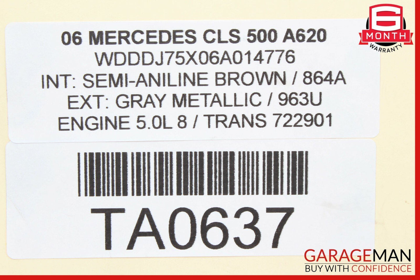 03-11 Mercedes CLS500 E350 Front Right Side Under Seat Control Module Unit OEM