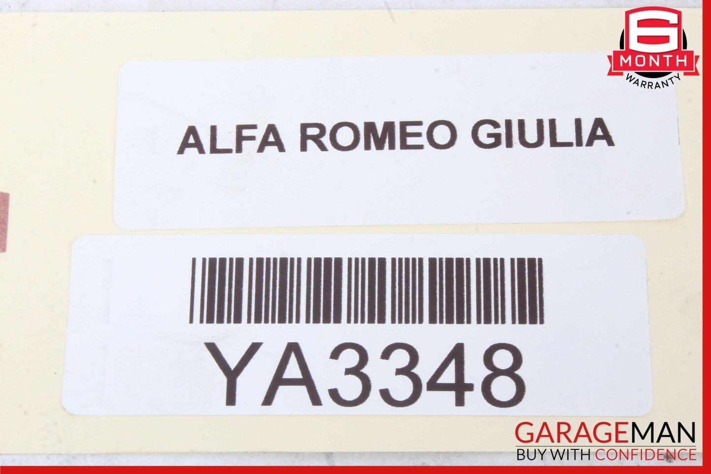 17-19 Alfa Romeo Giulia Rear Left Side Tailgate Foam Support Bracket Pad OEM