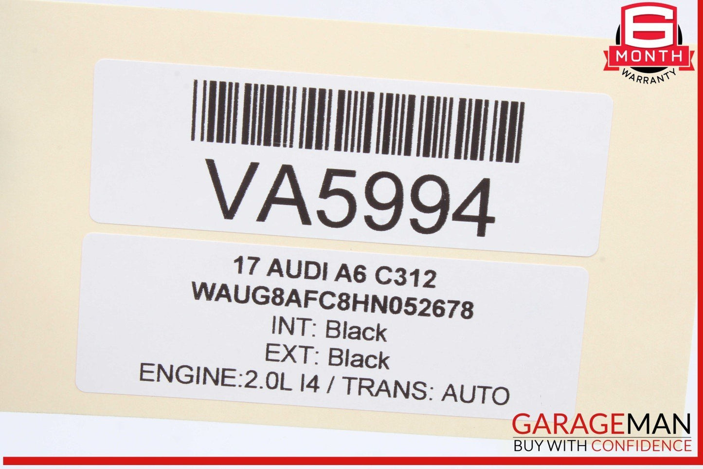 12-18 Audi A6 A7 Rear Trunk Lid Tailgate Lock Latch Actuator 4H0827505A OEM