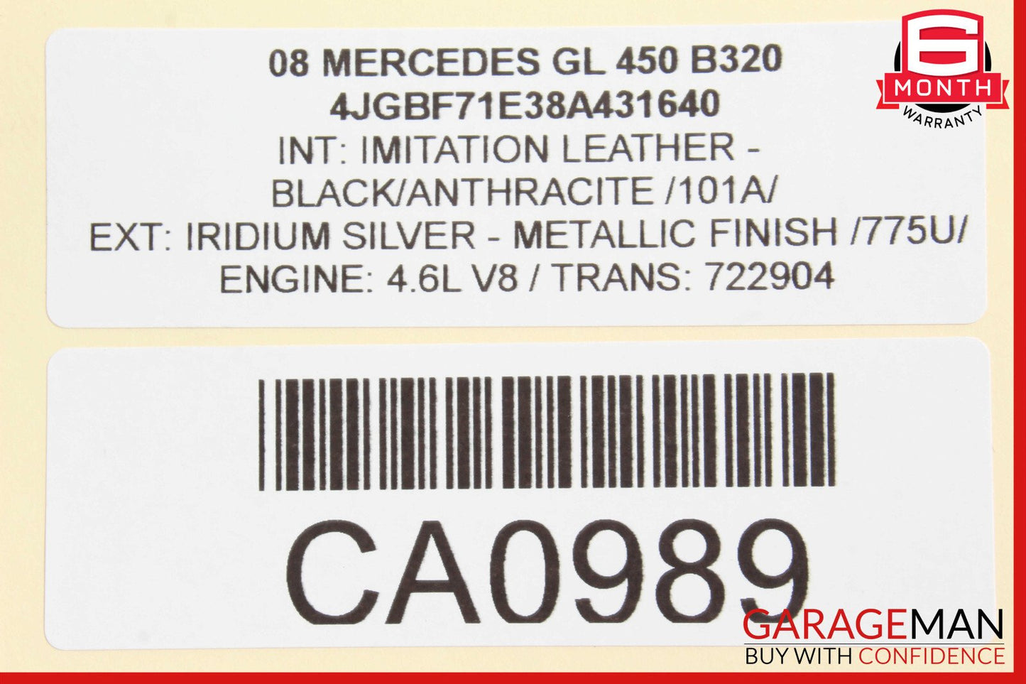 06-13 Mercedes X164 GL450 ML320 Headlight Control Switch Module Black OEM