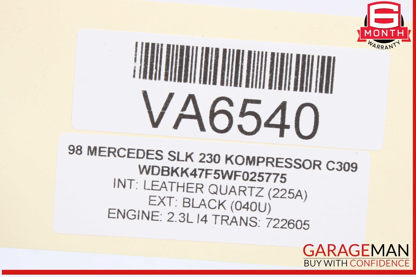 97-04 Mercedes R170 SLK230 Kompressor Dash Hazard Light Door Lock Switch OEM