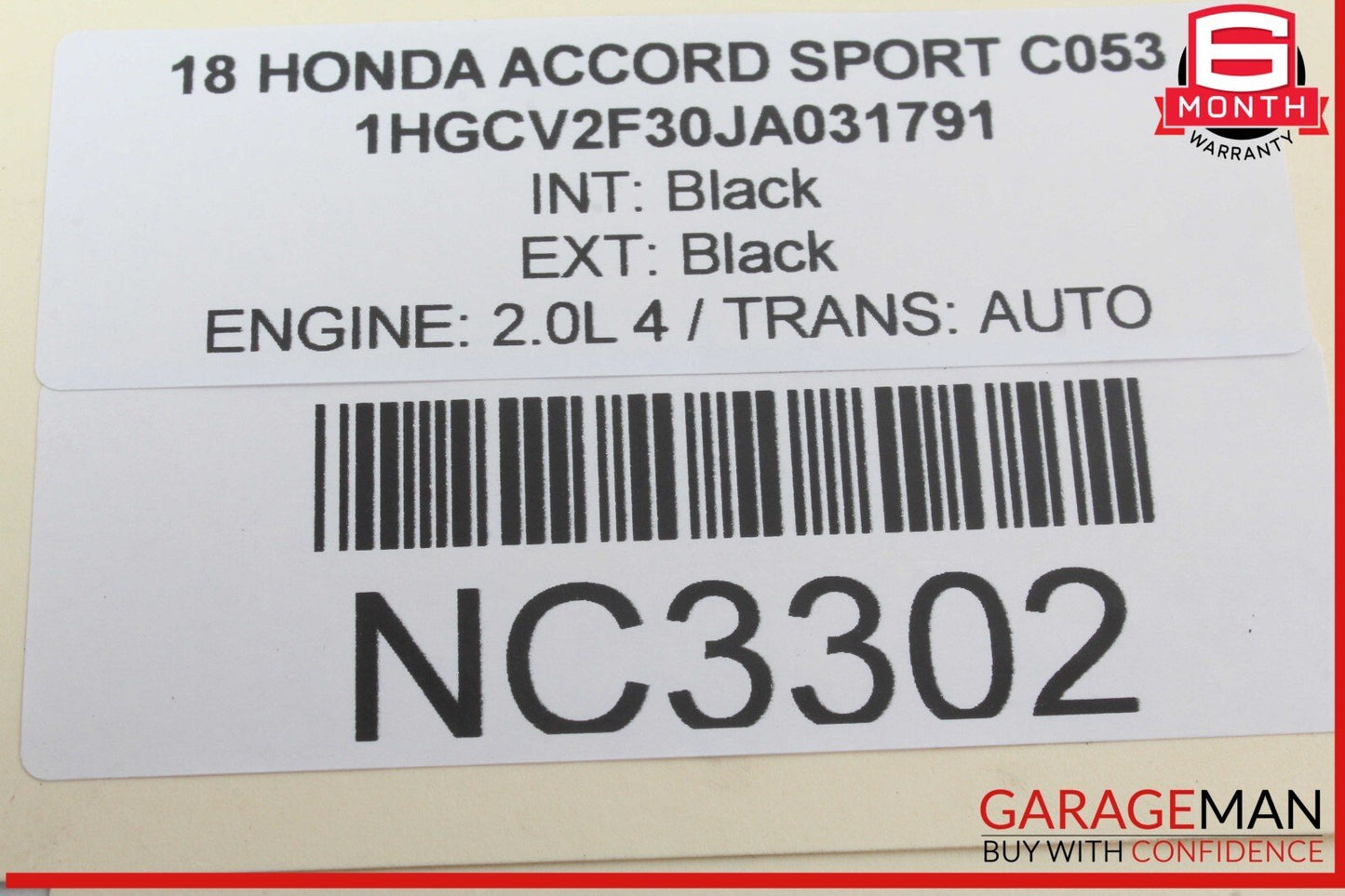 18-20 Honda Accord Sport Radio Tuner Control Module Unit 39800TVAA11 OEM