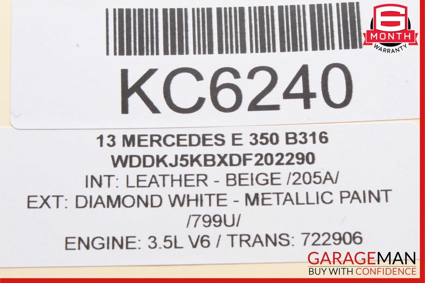 10-13 Mercedes W212 E350 Front Right Dash A/C Air Vent Trim Grille Cover Black