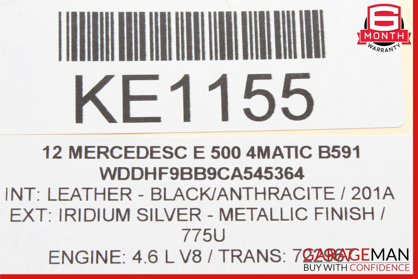 08-20 Mercedes W212 E550 C300 C250 Headlight Fog Light Switch Control Module OEM