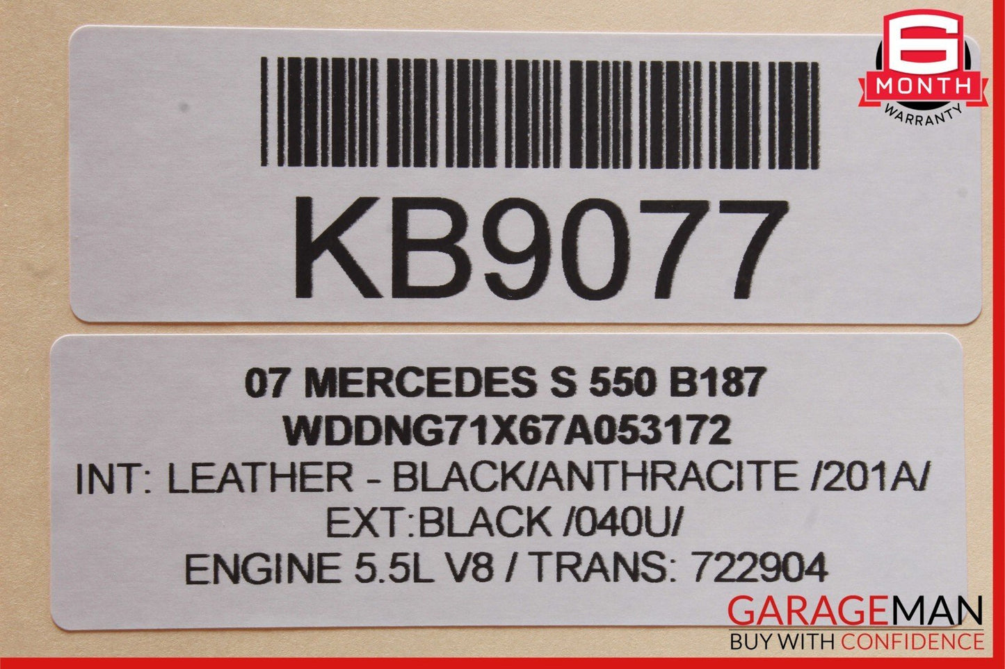 07-13 Mercedes W221 S550 CL550 Headlight Fog Light Switch Control Module OEM