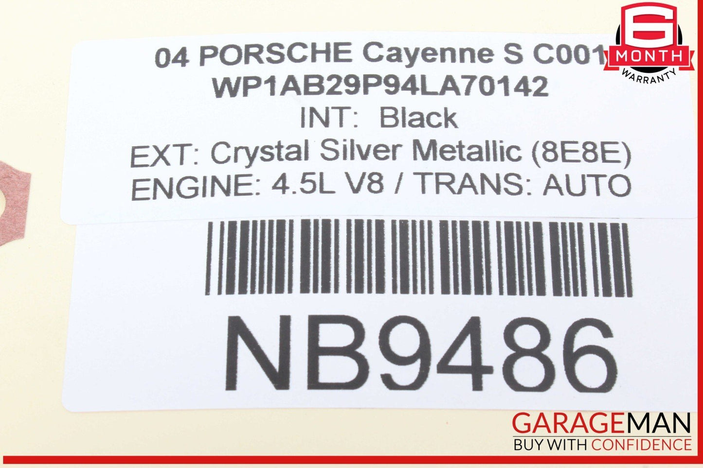 03-10 Porsche Cayenne S 955 957 Power Steering Fluid Reservoir Tank 7L0422371B