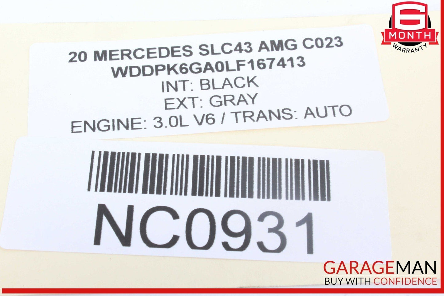 12-20 Mercedes R172 SLC43 AMG SLC300 Front Dashboard A/C Air Vent Grille Trim