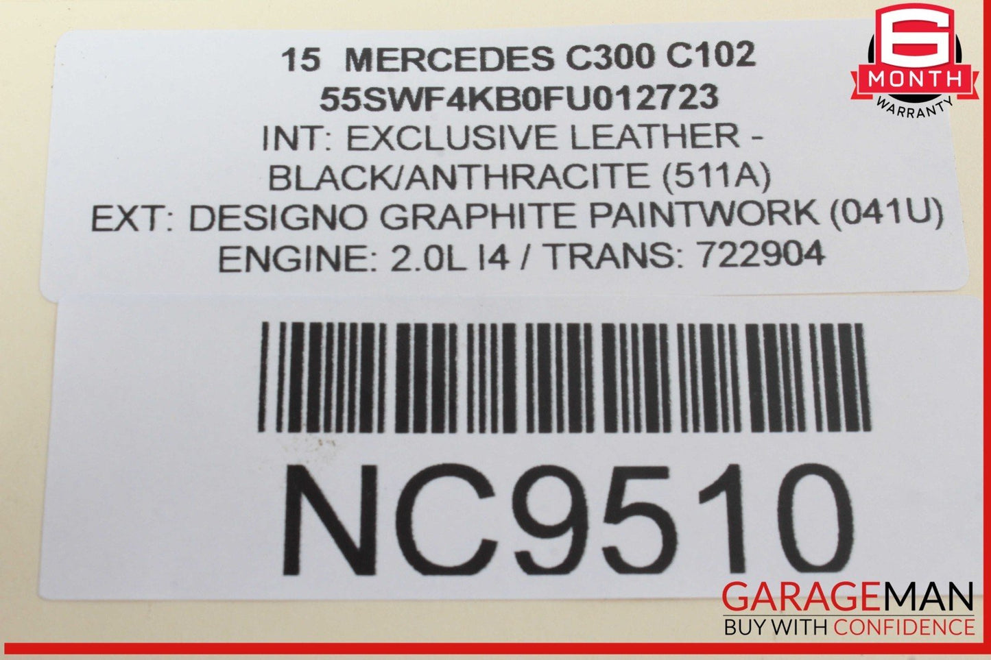 15-20 Mercedes W205 C300 C350e Front Left Driver Side Seat Control Module OEM