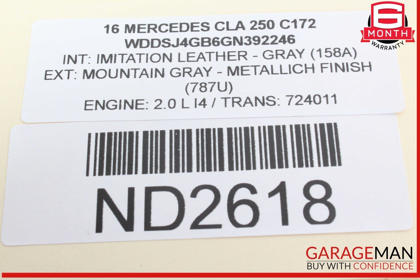12-20 Mercedes W117 CLA250 CLA45 AMG ML350 Front Right Side Door Control Module
