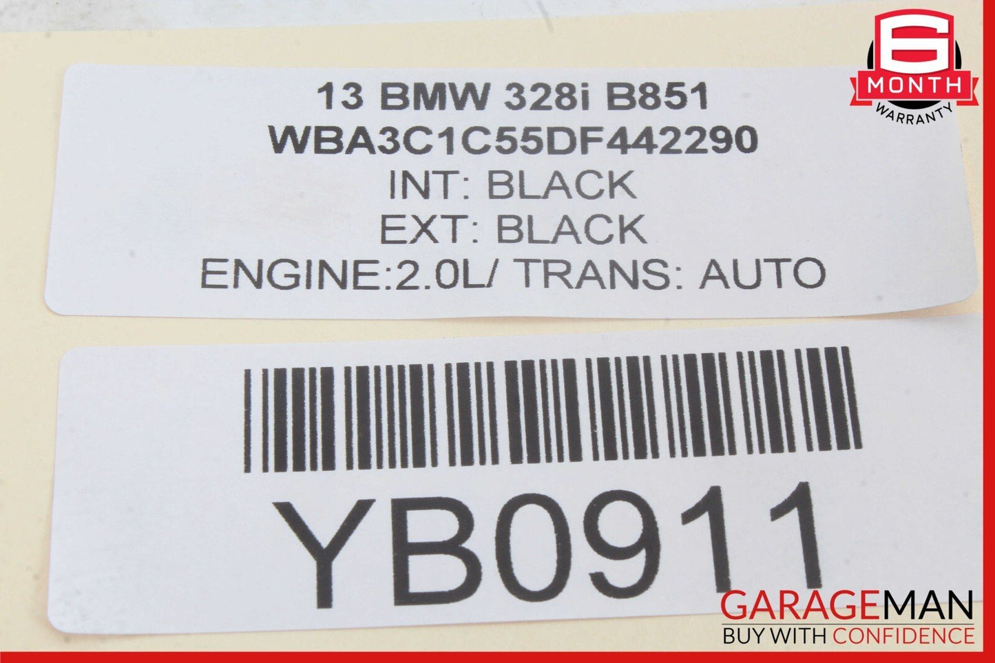 12-18 BMW F30 328i 528i Rear Right Passenger Side Exterior Door Handle Assy OEM