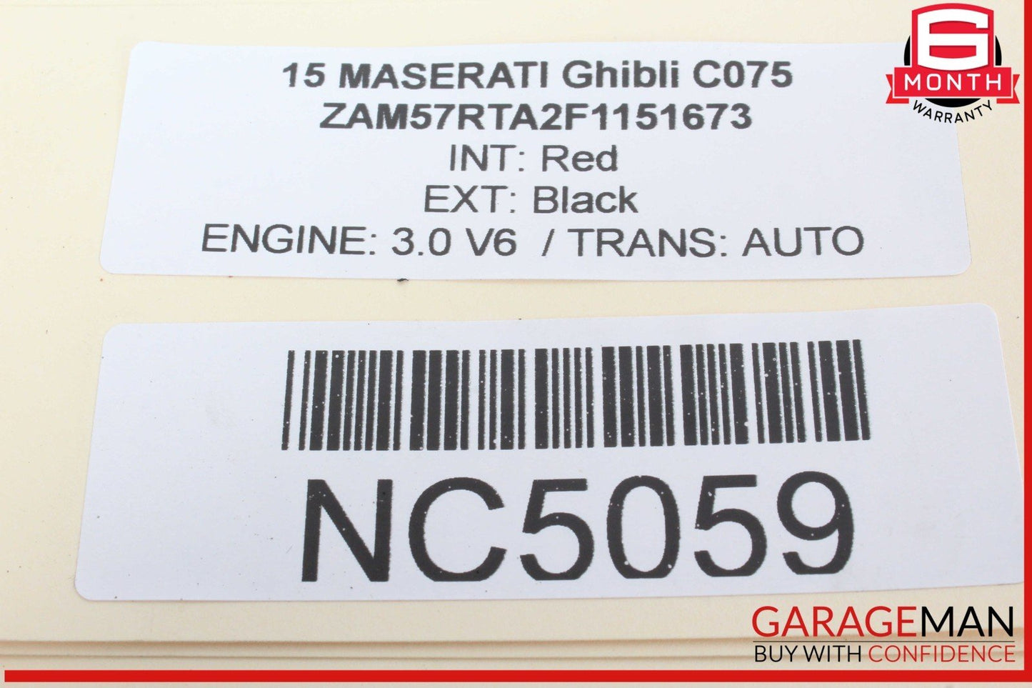 14-17 Maserati Ghibli Front Right Passenger Side Door Lock Latch Actuator OEM