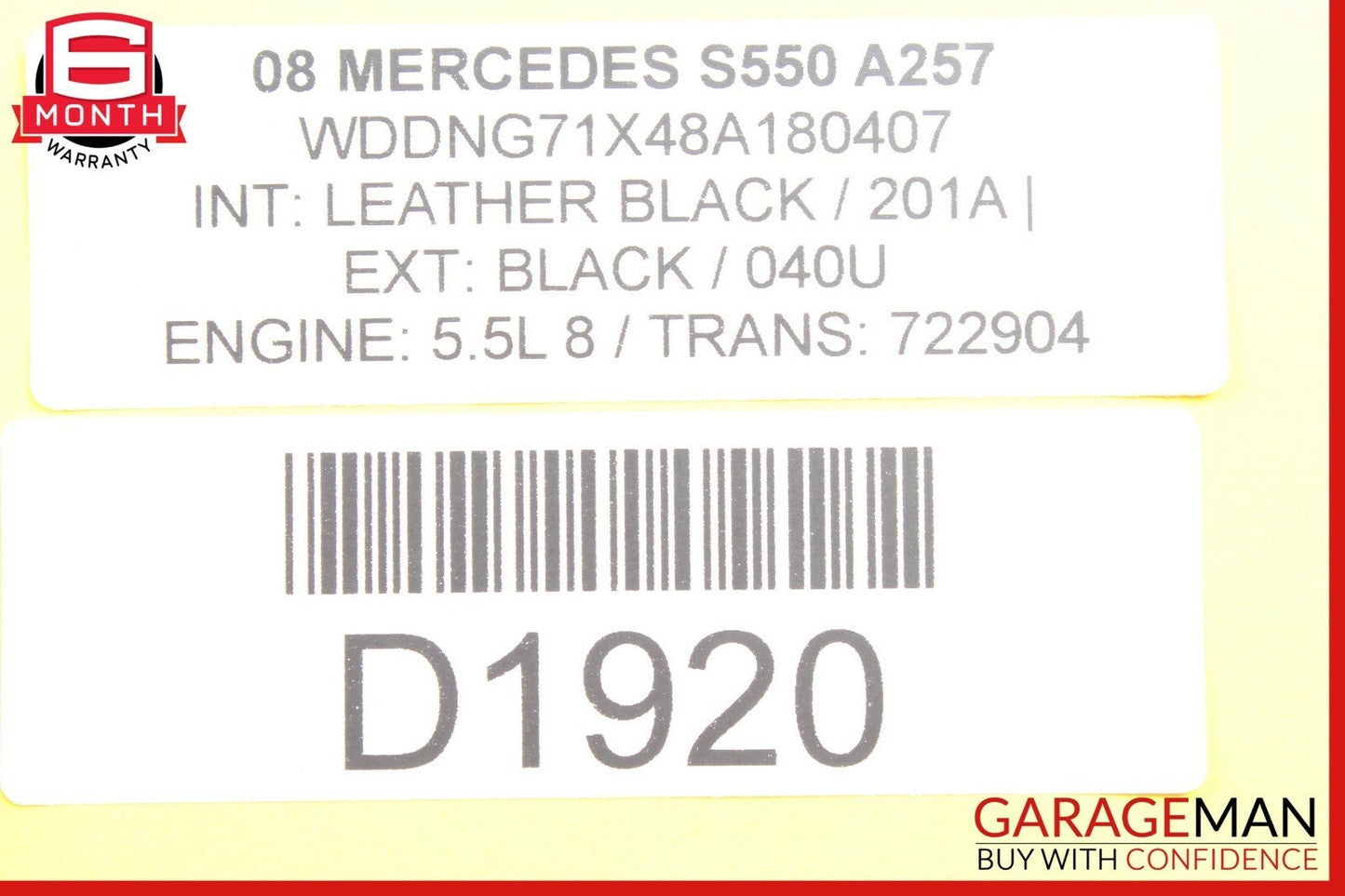 07-09 Mercedes W221 S450 S550 Motorola Satellite Antenna Module Unit OEM