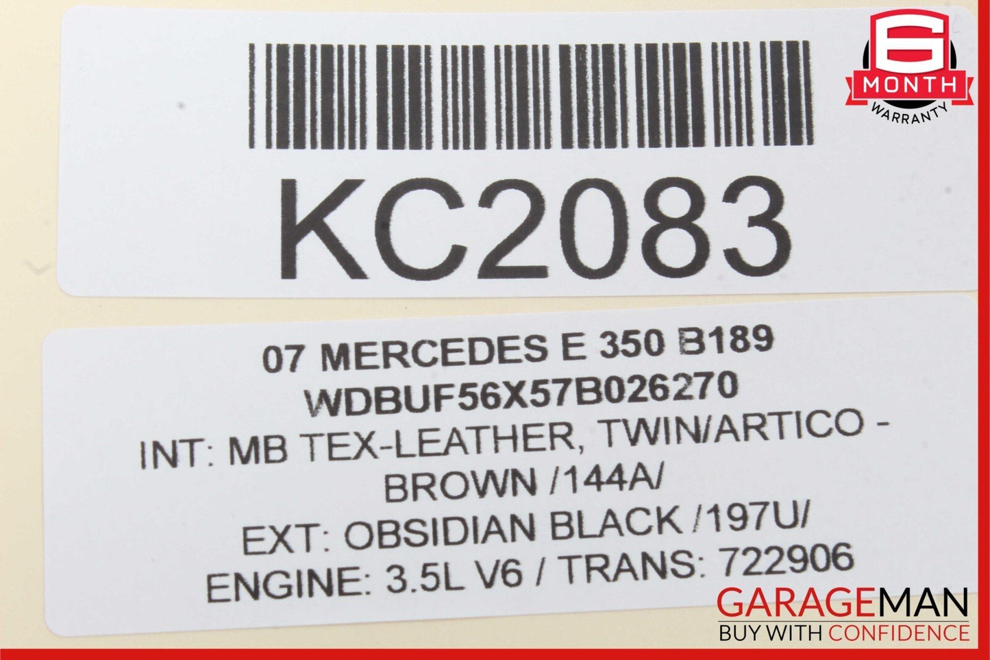 06-13 Mercedes GLK350 C300 E350 Engine Oil Separator Cover 2720160134