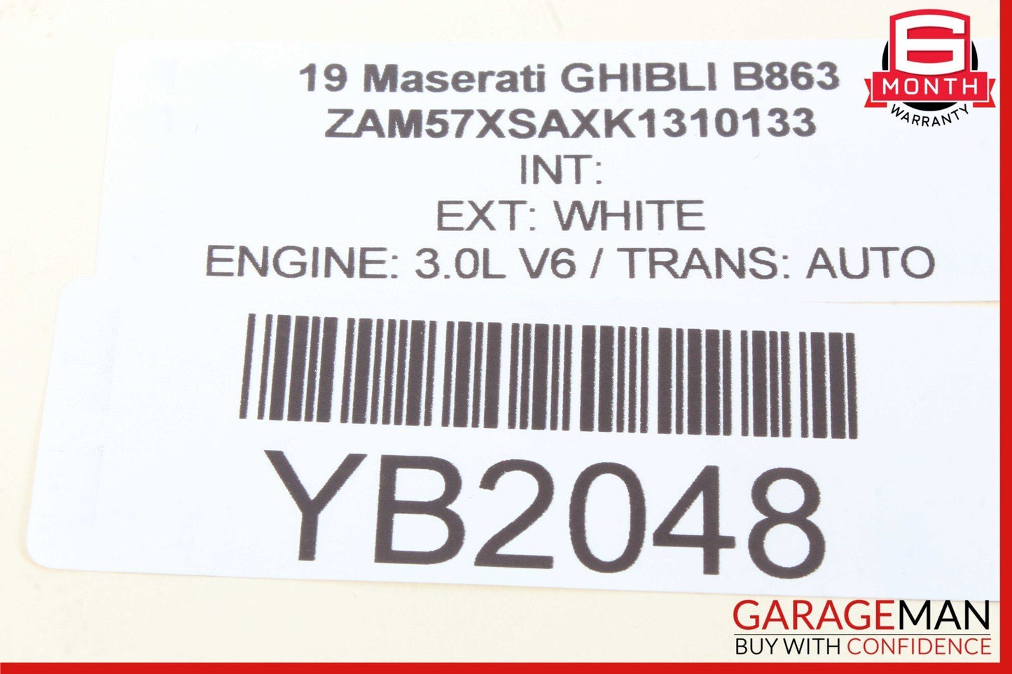 14-19 Maserati Ghibli Rear Right Passenger Side Exterior Door Handle OEM