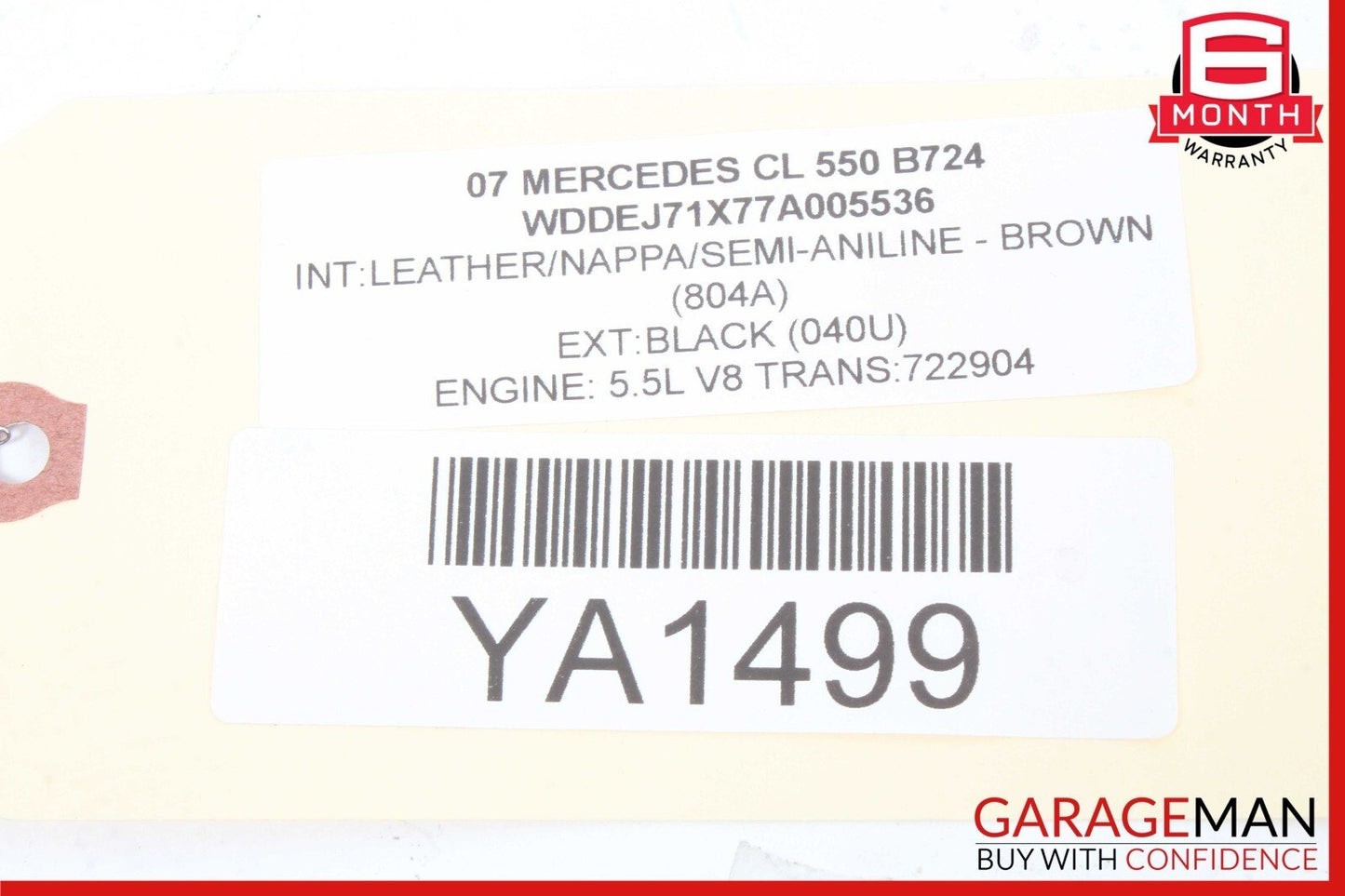 07-14 Mercedes W216 CL550 S550 Instrument Cluster Control Switch 2218701758 OEM