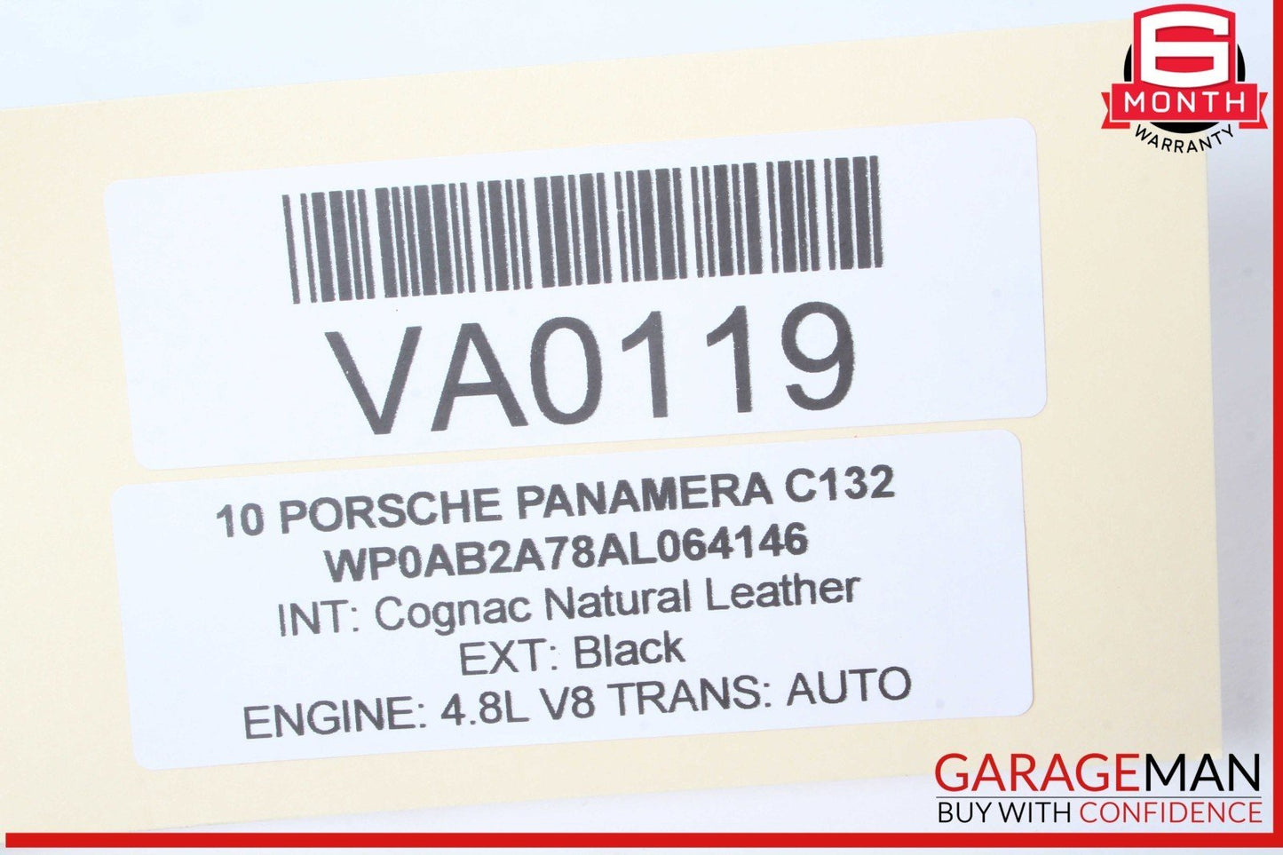 10-16 Porsche Panamera 970 Rear Trunk Lid Latch Lock Actuator OEM