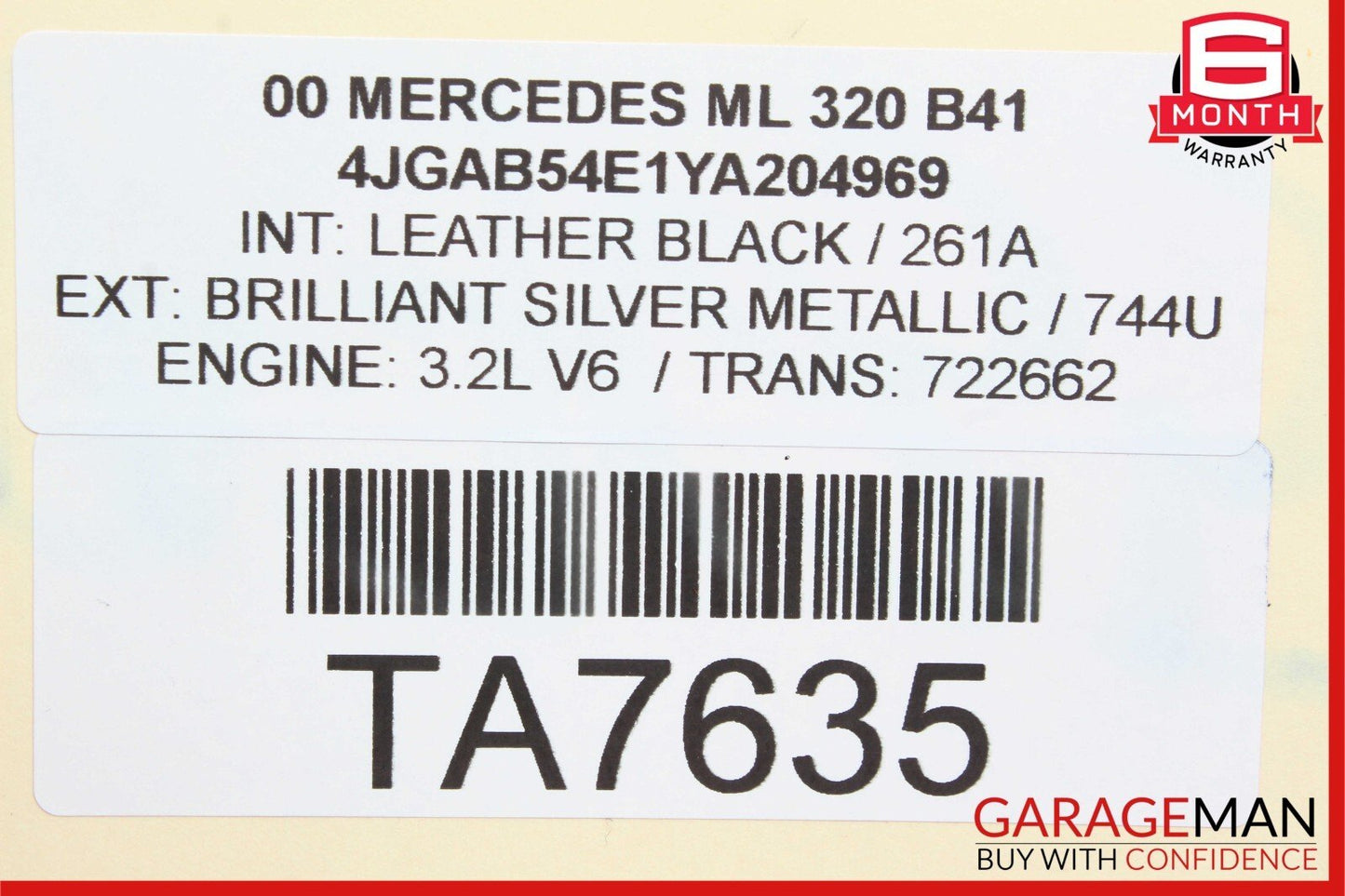 98-05 Mercedes W163 ML320 ML430 Seat Control Module Front Left Or Right OEM