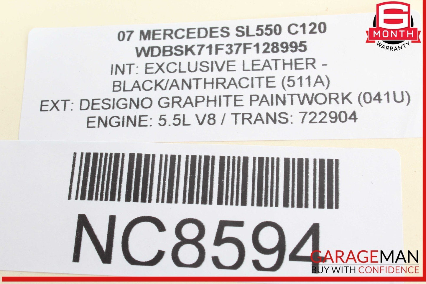 03-09 Mercedes R230 SL550 C350 Sirius Satellite Radio Receiver 1698270162 OEM
