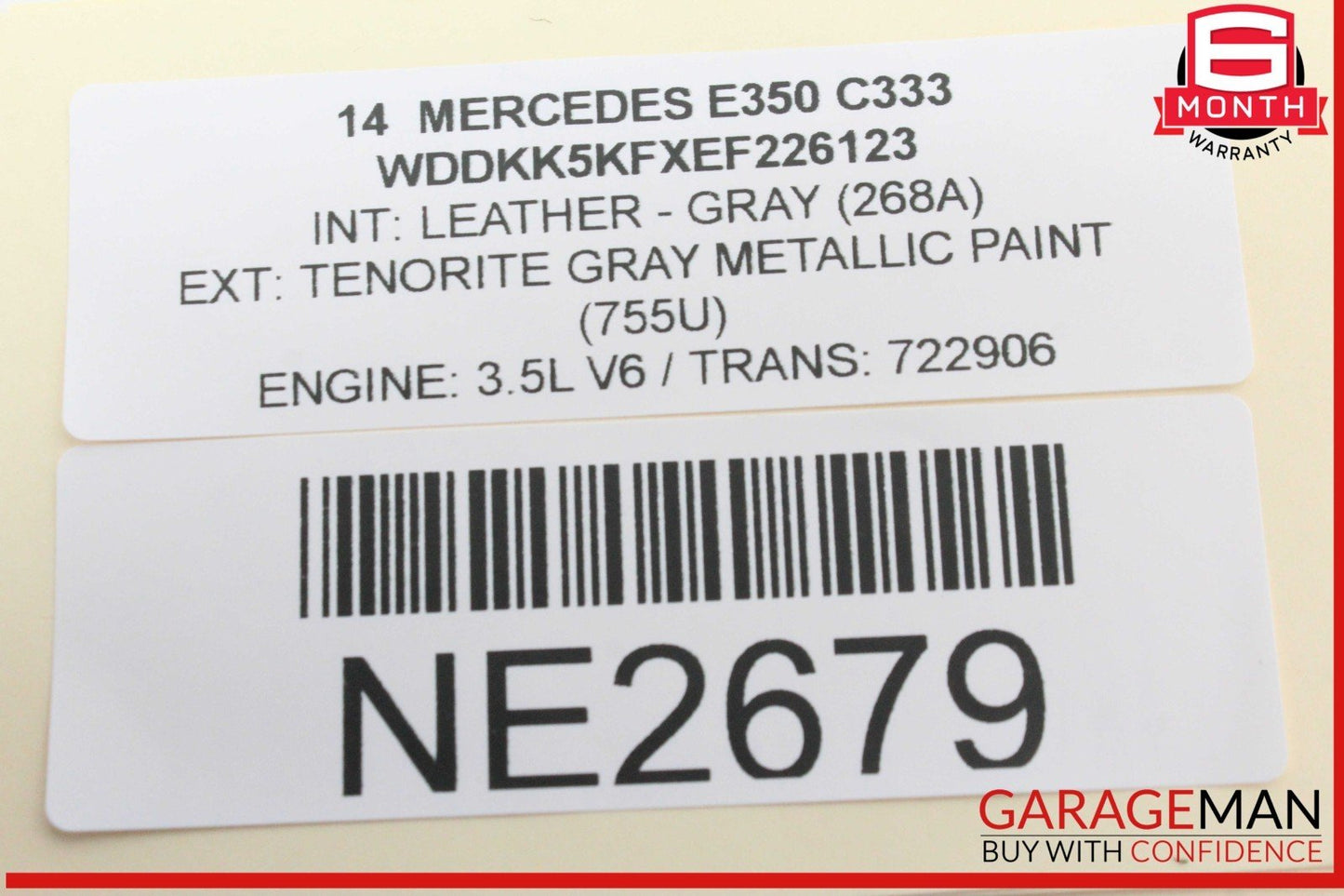 08-18 Mercedes W212 E350 Front Left Driver Side Door Control Module Unit OEM