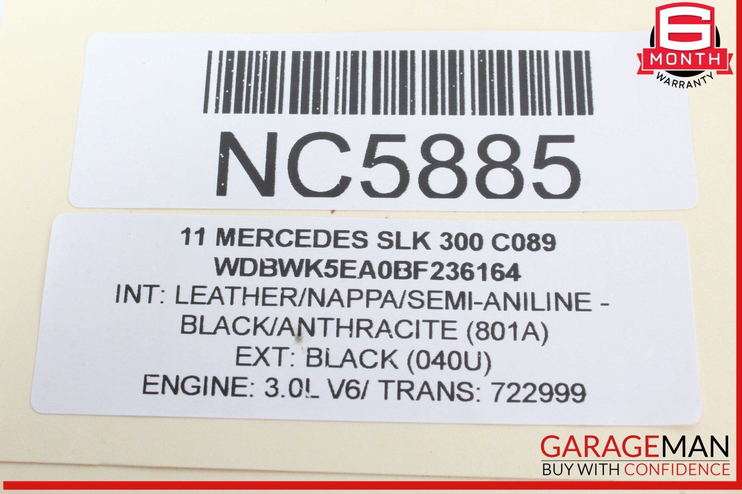 09-11 Mercedes R171 SLK300 SLK350 Speedometer Instrument Cluster OEM