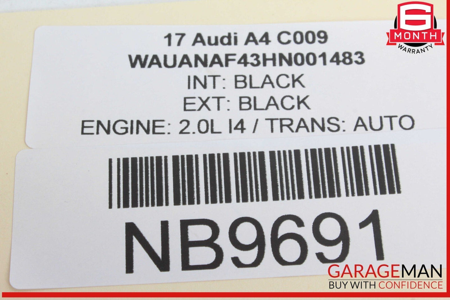 17-24 Audi A4 Front Left Driver Side Electric Window Mirror Control Switch OEM