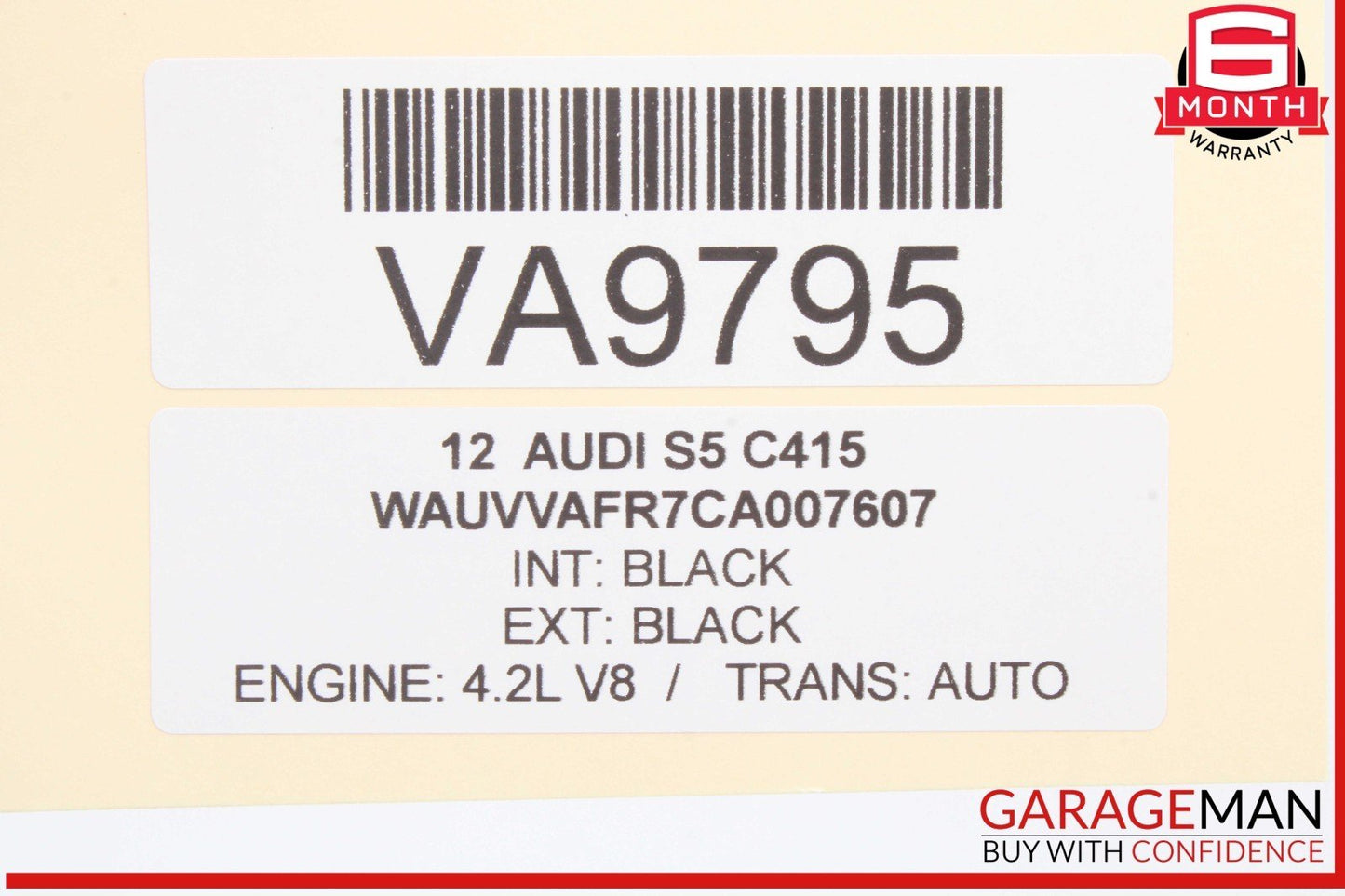 09-16 Audi S5 A5 A4 Front Left Driver Side Door Window Regulator Motor OEM