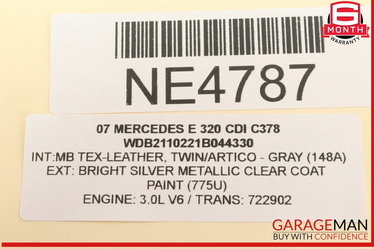 03-09 Mercedes W211 E320 CDI E500 Rear Left Driver Side Door Control Module OEM