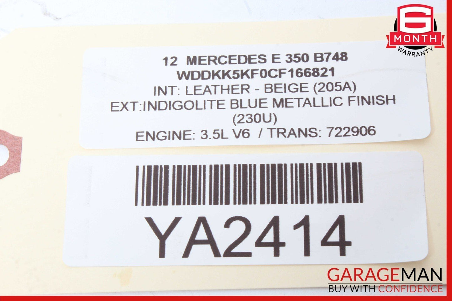 08-20 Mercedes W207 E350 E400 Front Right Side Door Lock Latch Actuator OEM