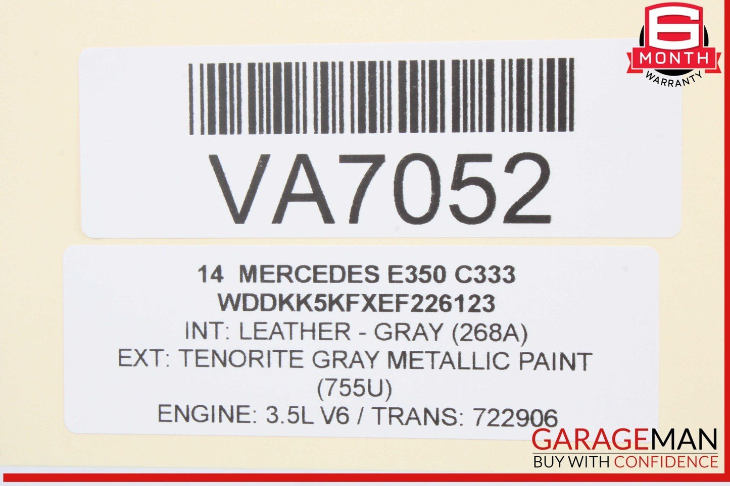 12-18 Mercedes W212 E350 SLK350 Engine Motor Starter Bosch 2769062300 OEM