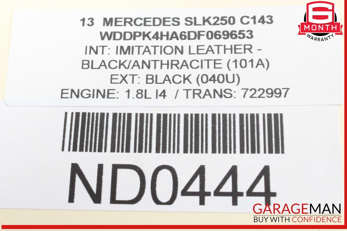 12-20 Mercedes R172 SLK250 SLK350 Rear Left / Right Side Lower Control Arm OEM