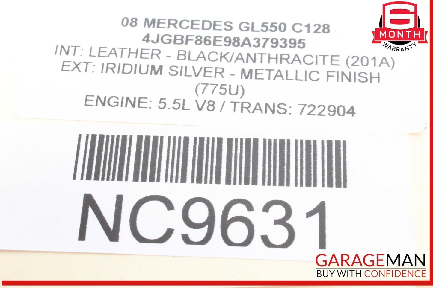 06-13 Mercedes X164 GL550 ML350 Rear Right or Left Suspension Upper Control Arm