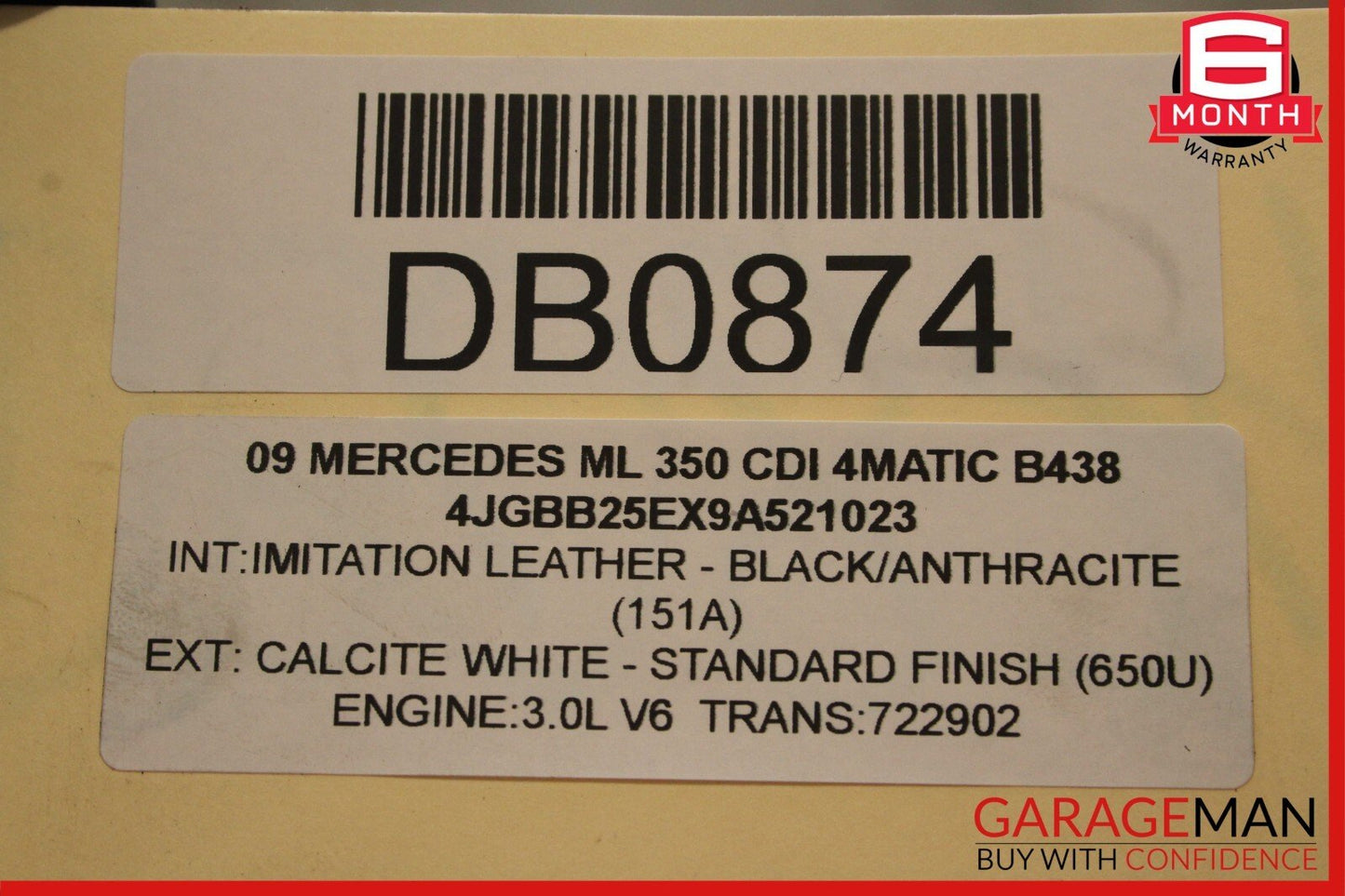Mercedes GL350 ML320 4Matic Bluetec 722.9 7G Automatic Transmission 722.902 191k