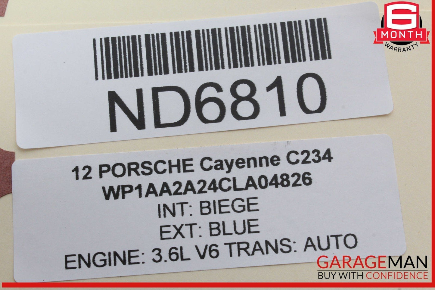 11-18 Porsche Cayenne 958 Gas Throttle Pedal Accelerator 7L0723507D OEM