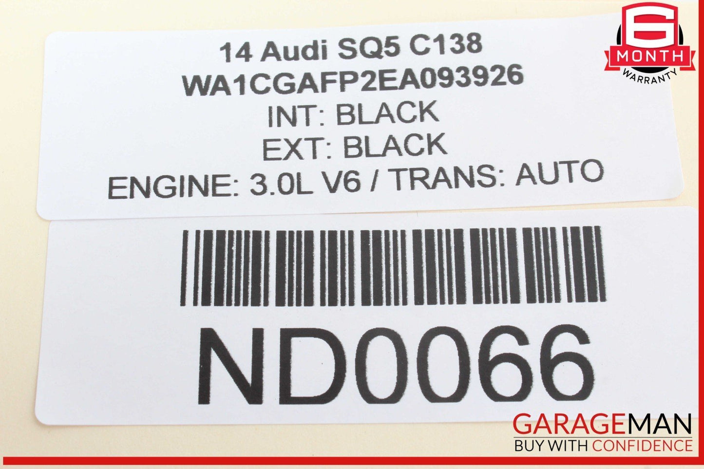 13-17 Audi SQ5 Q5 Rear Right Passenger Side Door Control Module Unit 8K0959795G